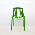 Modern dining polypropylene plastic armless chair